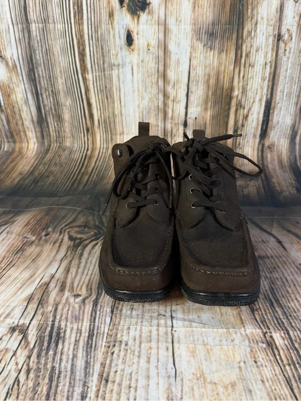 Dexter Leather Moc Toe Chukka Boots Brown Lace-Up Men’s Sz 8.5M Style T8103-12